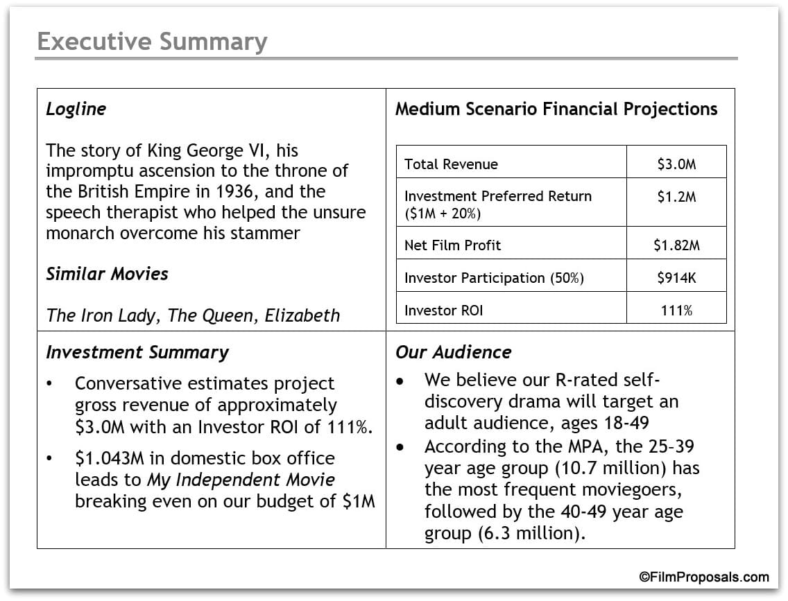 film production business plan pdf