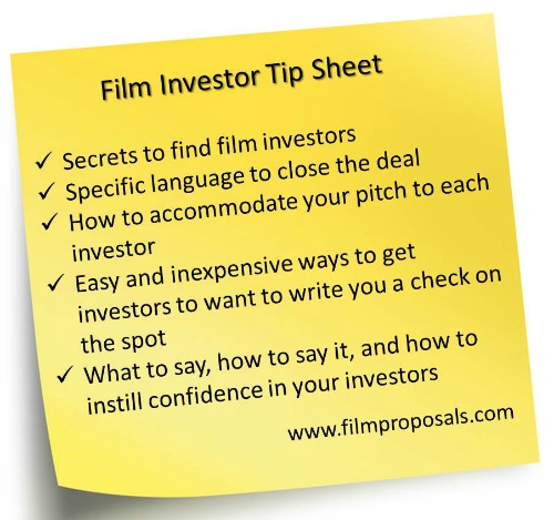 Film Investor Tip Sheet