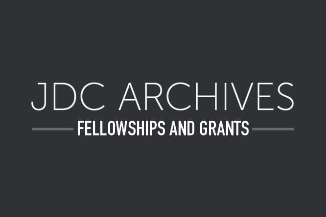 JDC Archives Documentary Film Grant JDC Archives Documentary Film Grant